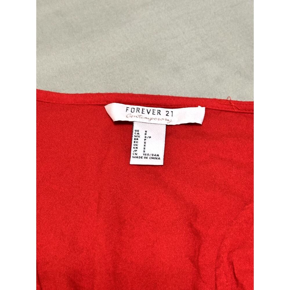 Forever 21 Red Midi Dress - Picture 3 of 3